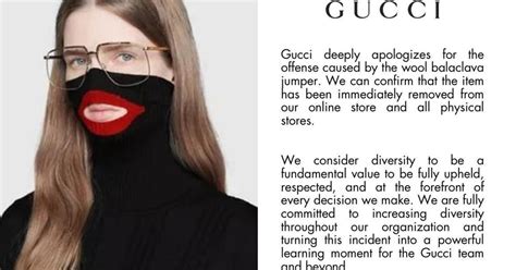 black face gucci talk about it on a radio station|Gucci apologises for women's jumper that 'resembles blackface'.